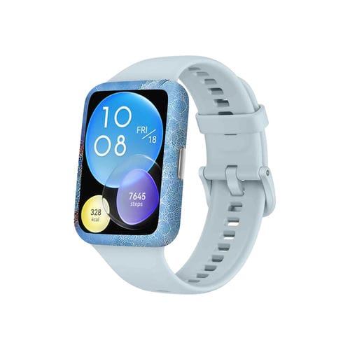 Huawei_Watch Fit 2_Blue_Ocean_Marble_1